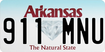 AR license plate 911MNU