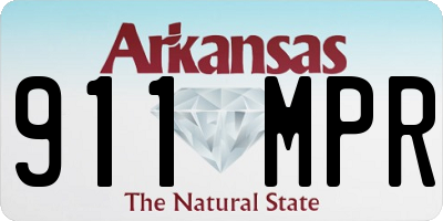 AR license plate 911MPR
