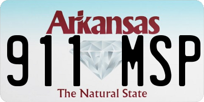 AR license plate 911MSP