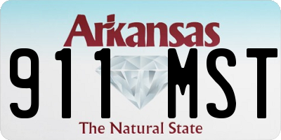 AR license plate 911MST