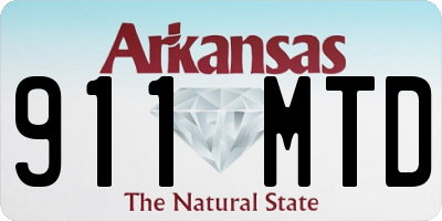 AR license plate 911MTD