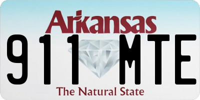 AR license plate 911MTE