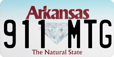 AR license plate 911MTG
