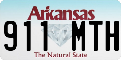 AR license plate 911MTH
