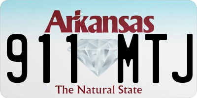 AR license plate 911MTJ