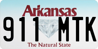 AR license plate 911MTK