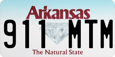 AR license plate 911MTM