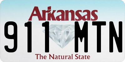 AR license plate 911MTN