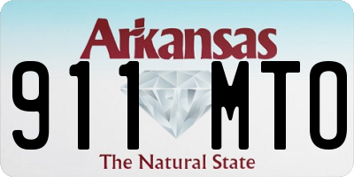AR license plate 911MTO