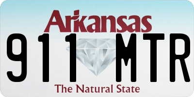 AR license plate 911MTR