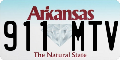 AR license plate 911MTV
