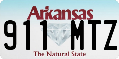 AR license plate 911MTZ