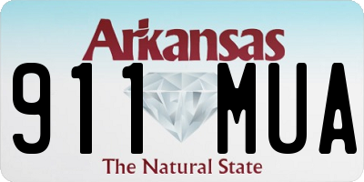 AR license plate 911MUA