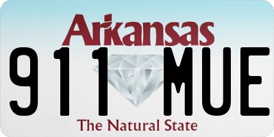 AR license plate 911MUE