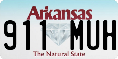 AR license plate 911MUH
