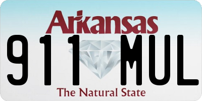 AR license plate 911MUL
