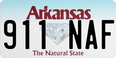 AR license plate 911NAF