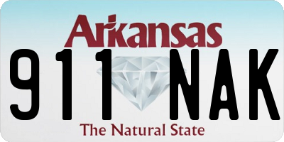 AR license plate 911NAK