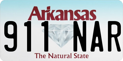 AR license plate 911NAR