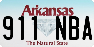 AR license plate 911NBA