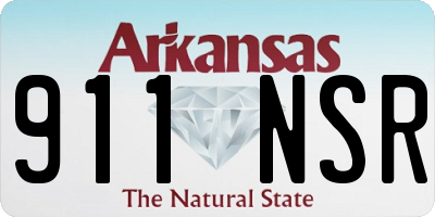 AR license plate 911NSR
