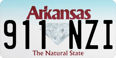 AR license plate 911NZI