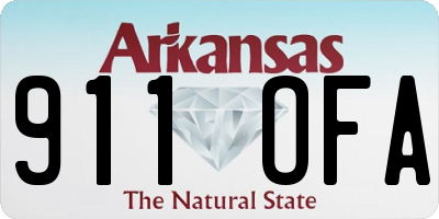 AR license plate 911OFA