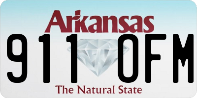 AR license plate 911OFM