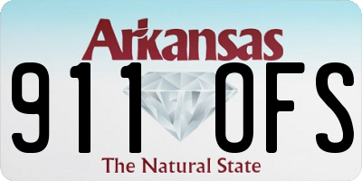 AR license plate 911OFS