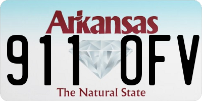 AR license plate 911OFV