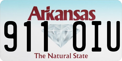 AR license plate 911OIU