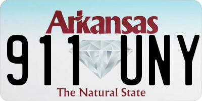 AR license plate 911UNY