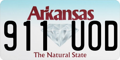 AR license plate 911UOD