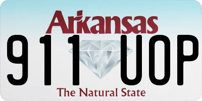 AR license plate 911UOP