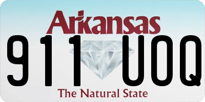 AR license plate 911UOQ