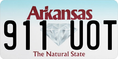 AR license plate 911UOT