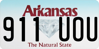 AR license plate 911UOU