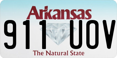 AR license plate 911UOV