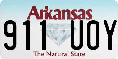 AR license plate 911UOY