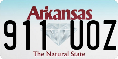 AR license plate 911UOZ