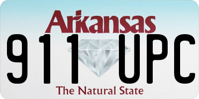 AR license plate 911UPC