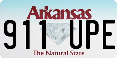 AR license plate 911UPE