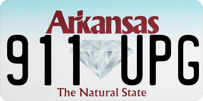 AR license plate 911UPG