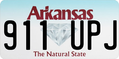 AR license plate 911UPJ