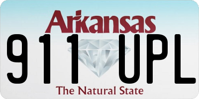 AR license plate 911UPL