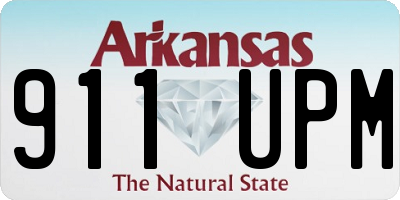 AR license plate 911UPM