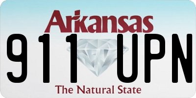 AR license plate 911UPN