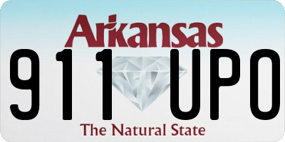AR license plate 911UPO