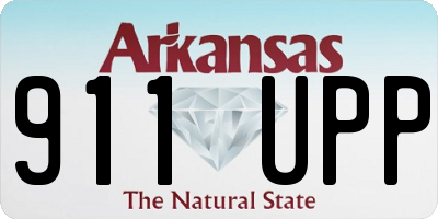 AR license plate 911UPP