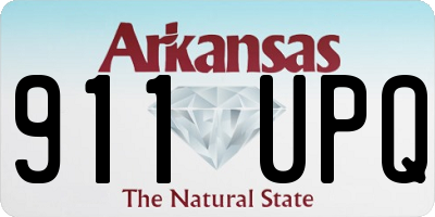 AR license plate 911UPQ